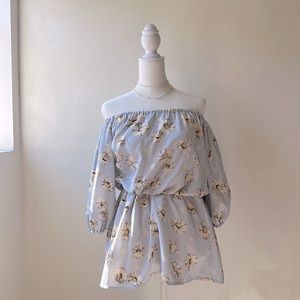 Blue daisy dress